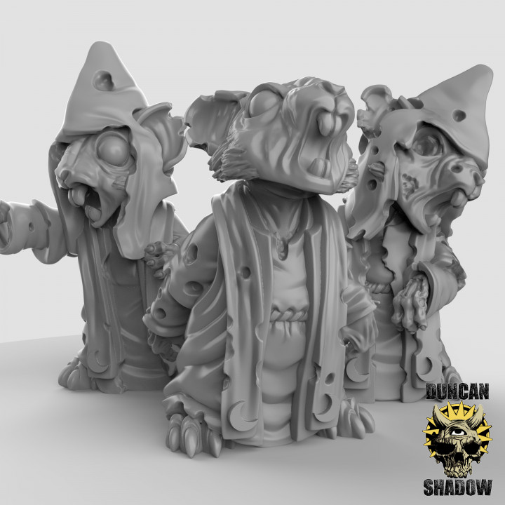 Zombie Mousle Cultists (pre supported) image