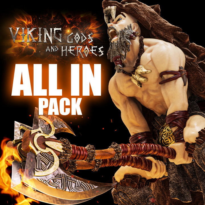 Viking Gods and Heroes All in Pack (with Scenery/Centerpiece) image