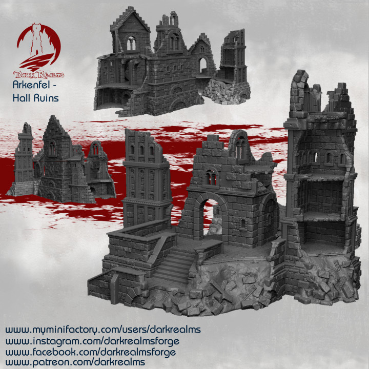 Dark Realms Arkenfel Hall Ruins image