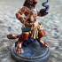 Tabaxi leonin mage 32mm pre-supported print image
