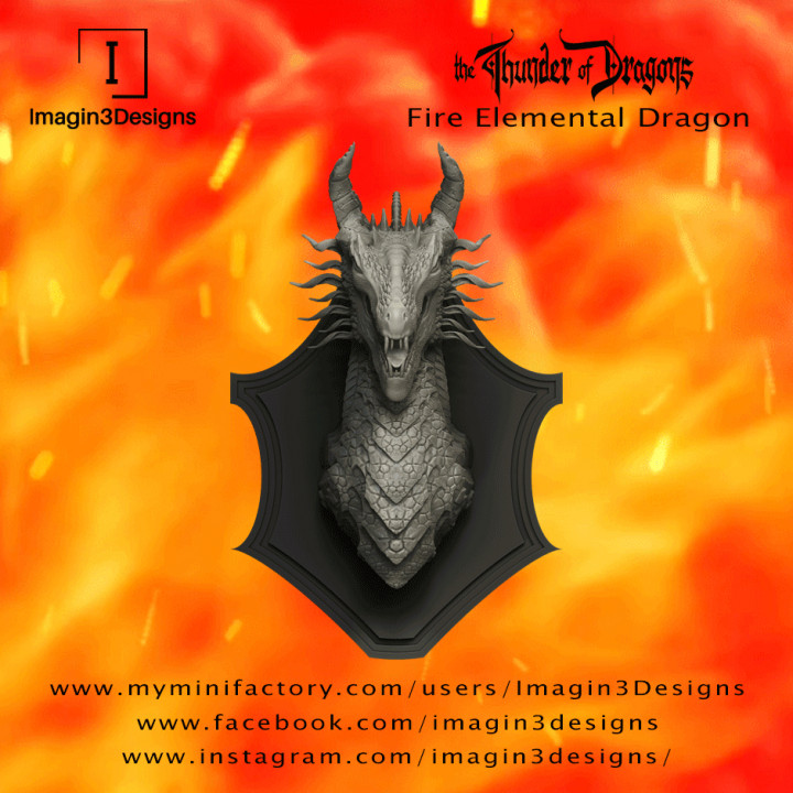Dimintar'axix -The Maelstrom of Flames- The Fire Elemental Dragon image