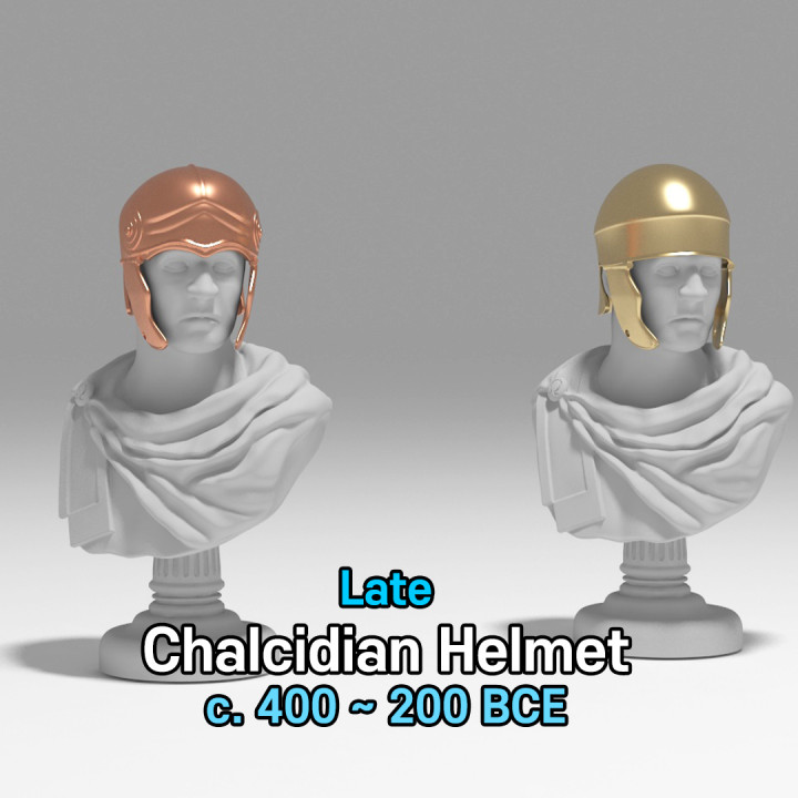 Late Chalcidian helmet image