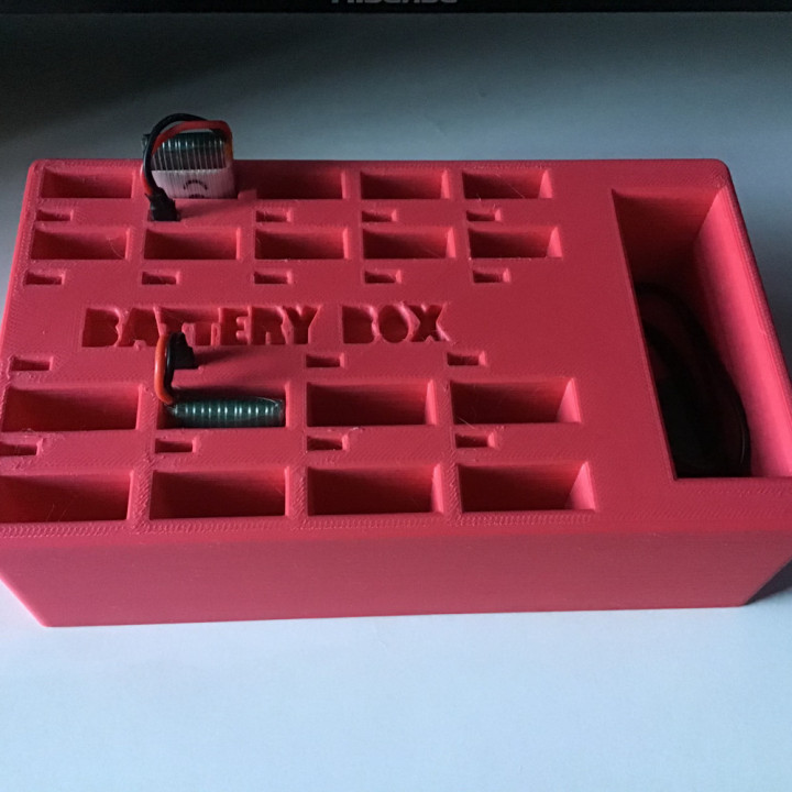 Drone battery box image
