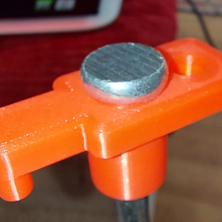 3D Printable Tent Peg Top by Paul Nicholson