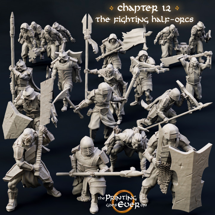 Chapter 12 - The Fighting Half-Orcs- INCLUDES MODULAR 3D CUSTOMIZER ACCESS image