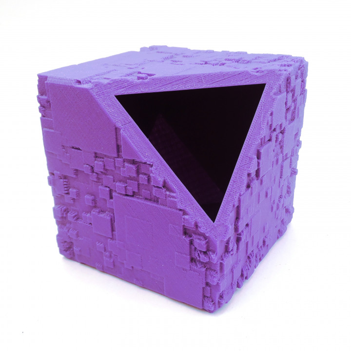 Random generated cube planter image