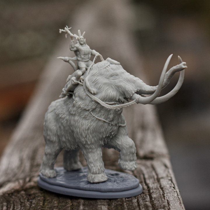 Ice Age Beasts - War Mammoth, Rhino, and Boar (war elephant) image