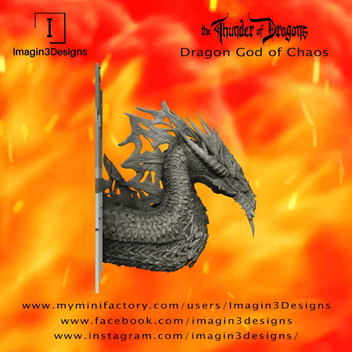 PRE-SUPPORTED Kroso'ativashiz -Daemon of Change- Dragon God of Chaos image