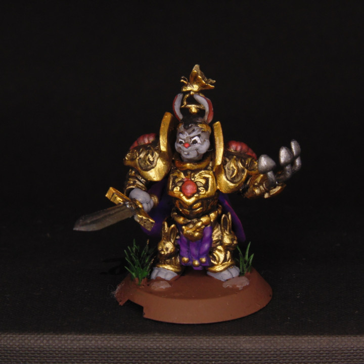 THE EMPEROR - 32 MM MINIATURE FROM WARCARROT 40000 Free 3D print model image