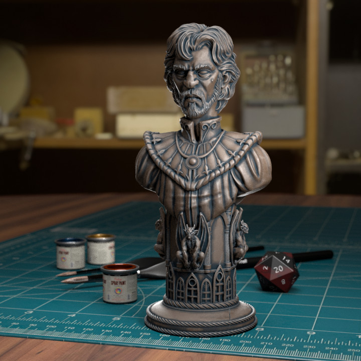 Human Bishop Chess Piece [Pre-Supported] image