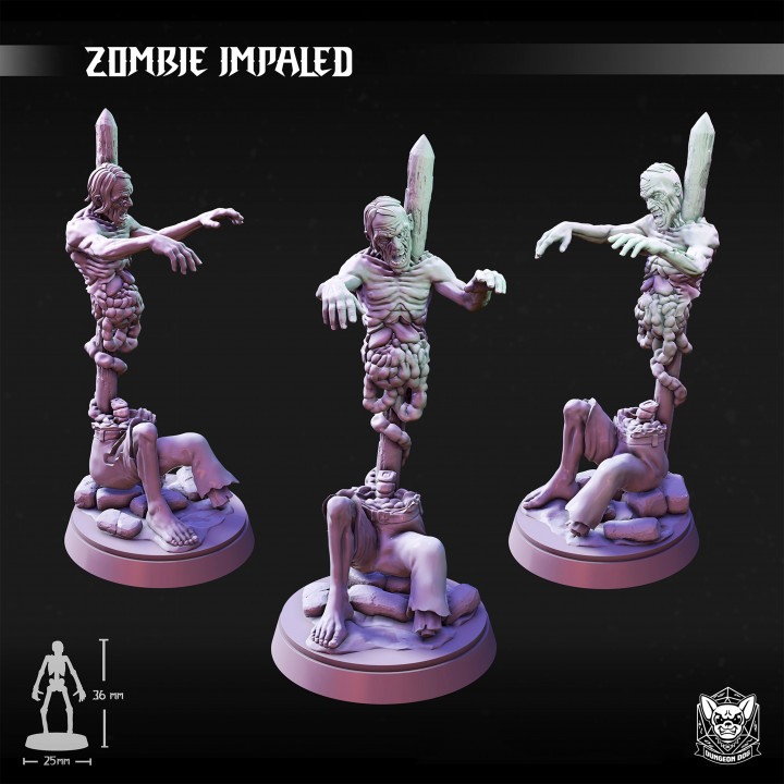 Zombie Impaled image