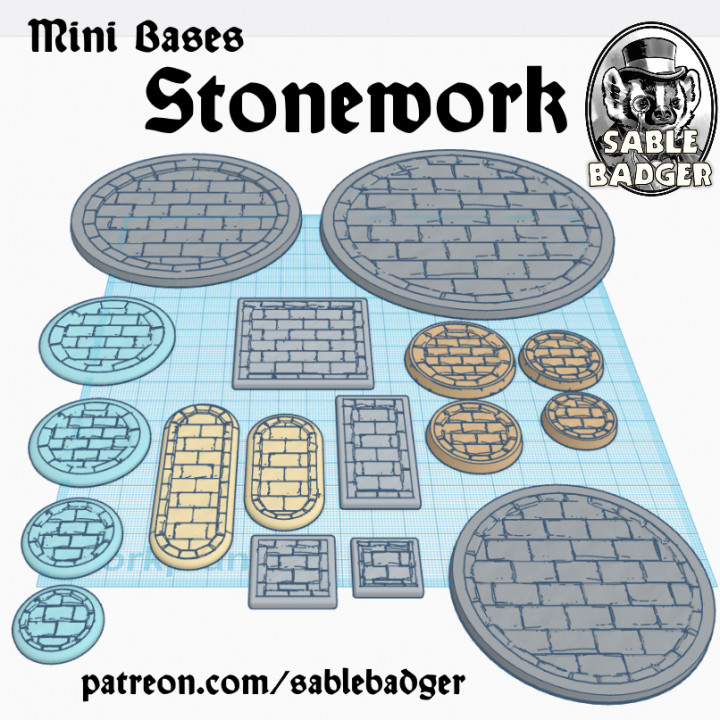 Mini Bases - Stonework image
