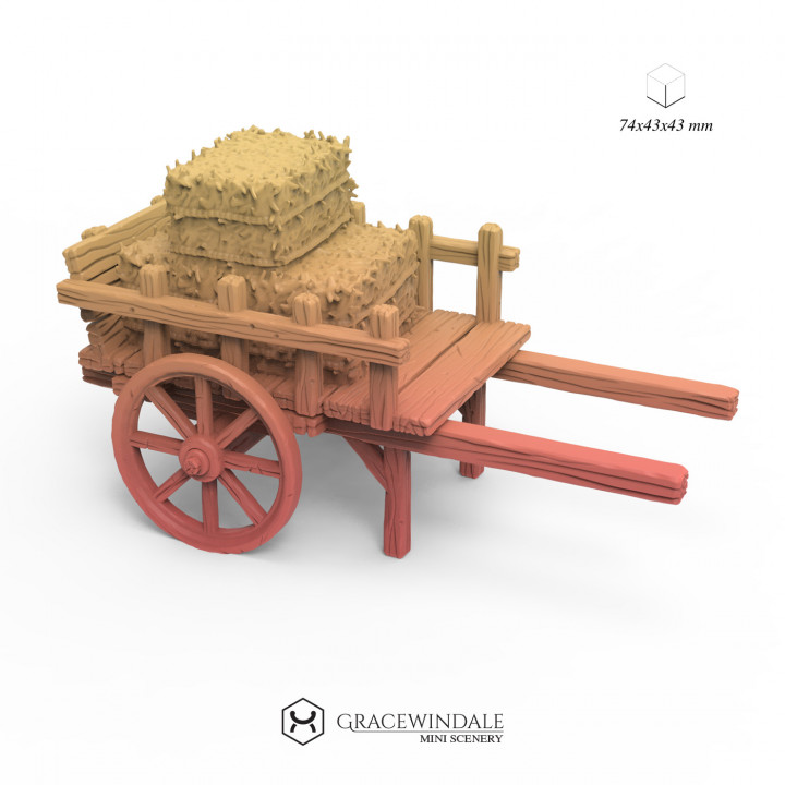 Cart with Hay image