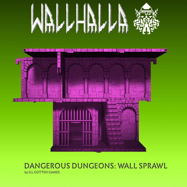 Wallhalla Wall Sprawl: Dangerous Dungeons's Cover