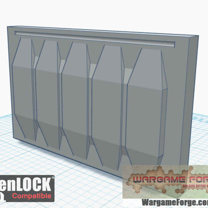 Door Expansion Set OpenLOCK Modular Sci-Fi, 28mm image