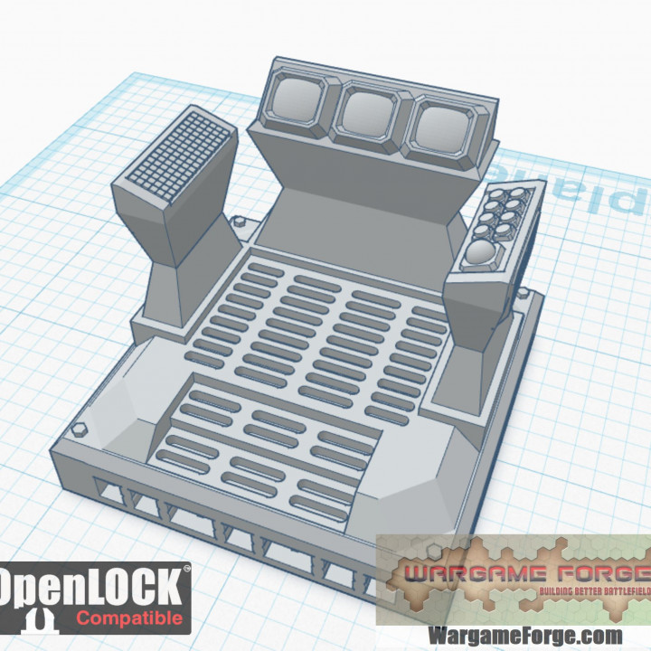Bridge & Medical Expansion Set OpenLOCK Modular Sci-Fi, 28mm image