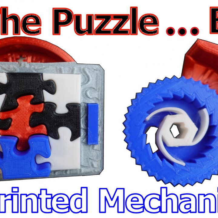 The Puzzle - Puzzle Box by Leisure Luke.  100% Printed image