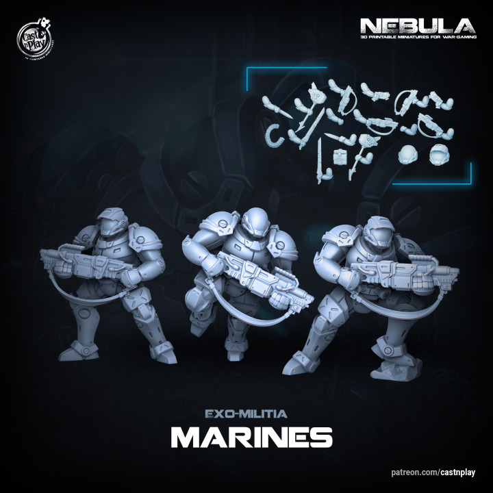 Exo Marines  (Pre-Supported) | Nebula image