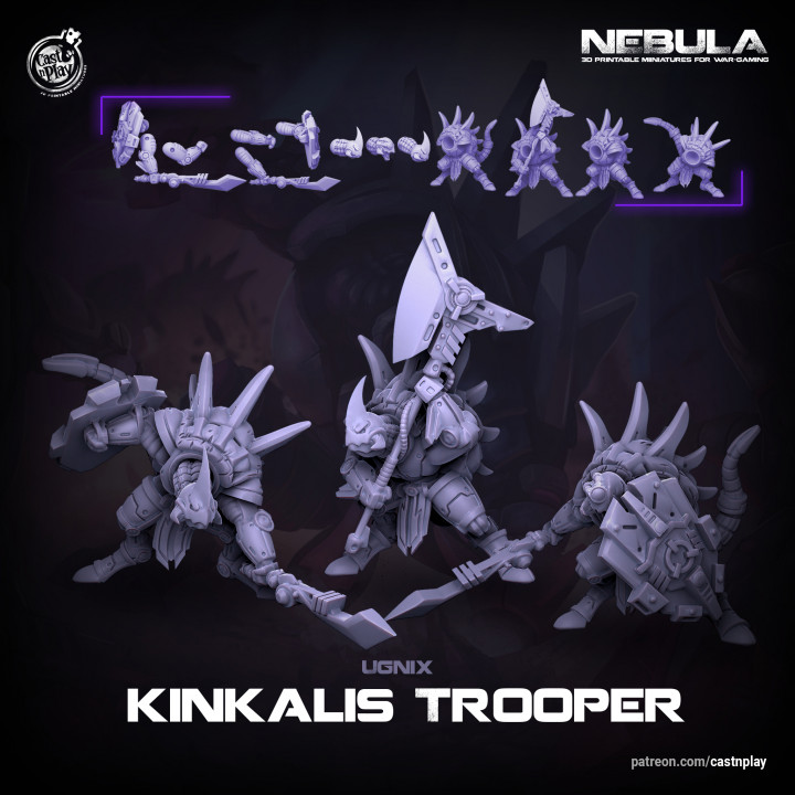Kinkalis Troopers (Pre-Supported) | Nebula image