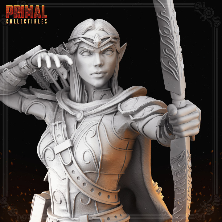 Elf - Azel Bust -  MASTERS OF DUNGEONS QUEST image