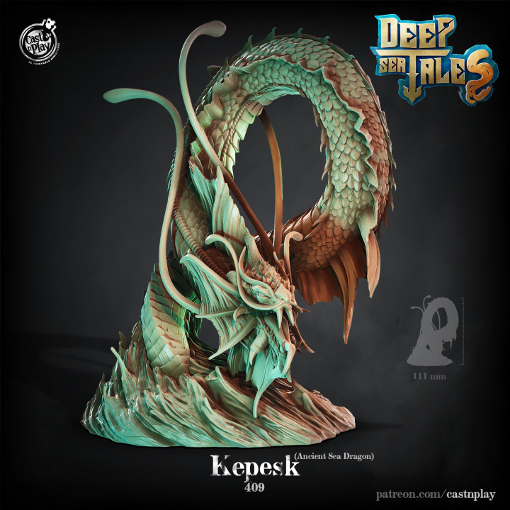 Kepesk (Ancient Sea Dragon) (Pre-Supported) image