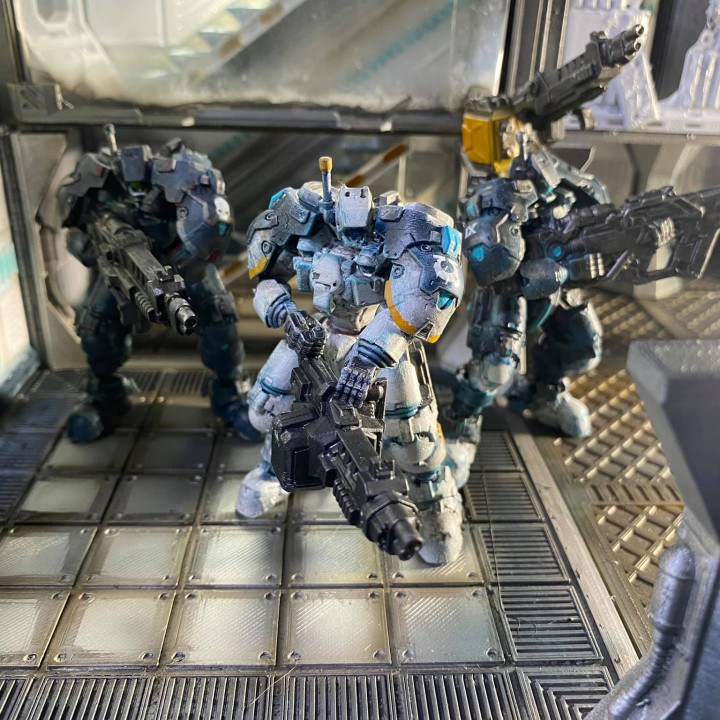 FRAME BUILT MODULAR TERRAIN MAIN GATE LOBBY SET