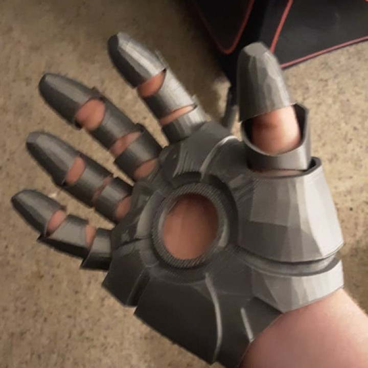 Photo of iron man gloves 3D Model