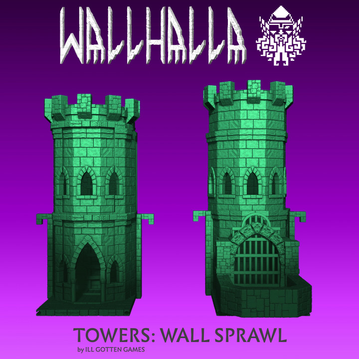 Wallhalla Wall Sprawl: Towers's Cover