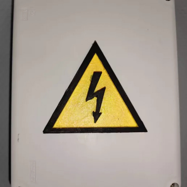 PANNEAU DANGER ÉLECTRIQUE / ELECTRICAL DANGER SIGN image