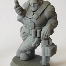Picture of print of Hulked commando (pre-supported)