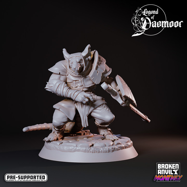 Legend Of Daemoor - Ratfolk Warrior image
