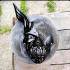 Horror Rabbit Face Mask print image