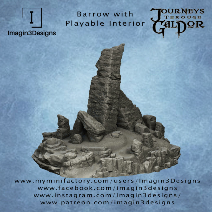 Ancient Stones - Large Barrow with Playable Interior image