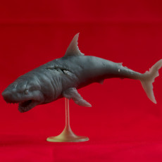 Picture of print of Great Wight Shark (Undead) - Tabletop Miniature (Pre-Supported)