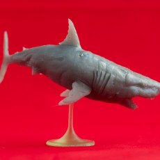 Picture of print of Great Wight Shark (Undead) - Tabletop Miniature (Pre-Supported)