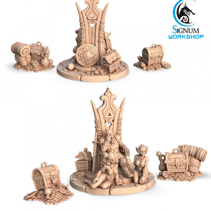 Scenery Elements from the Skagard Throne Room image