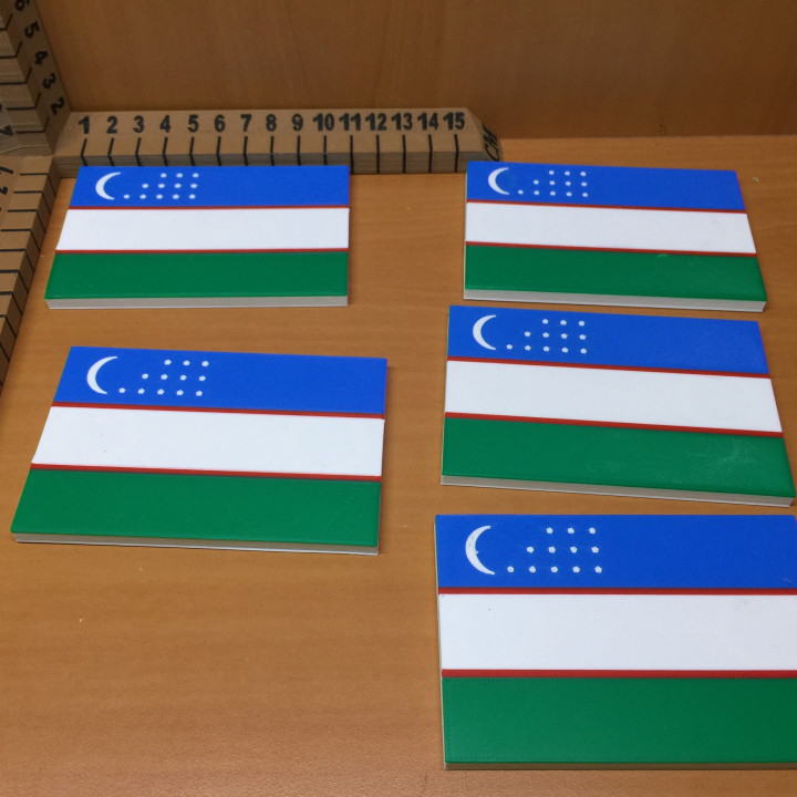 Uzbekistan Flag image
