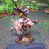 Infinite Legions - Warlord mounted on Armored Rat Brute print image