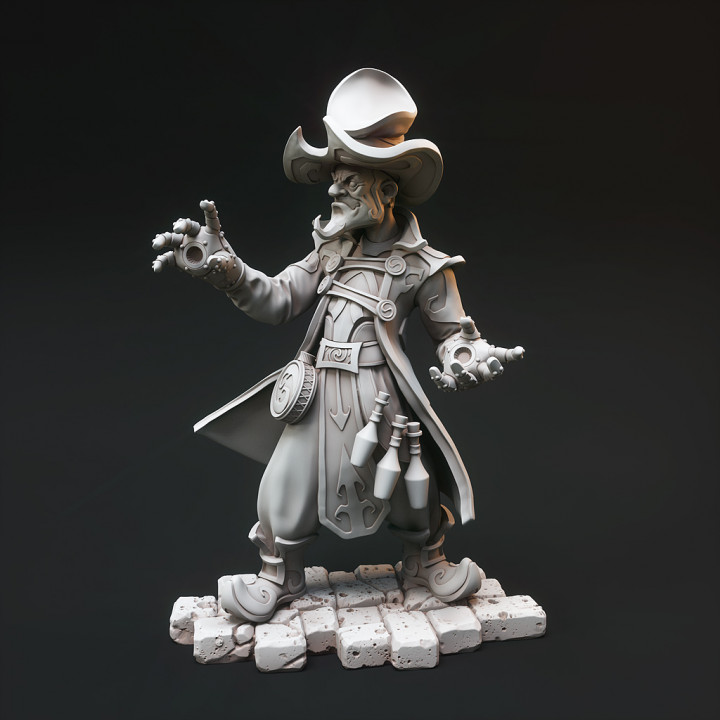 Billy Gnome Technomage - 75mm scale image