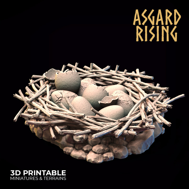 Giant Bird Nests /Modular/ /Terrain/ /Pre-supported/ image