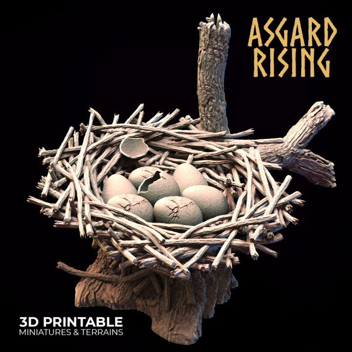 Giant Bird Nests /Modular/ /Terrain/ /Pre-supported/ image