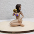 'Briella' by Female Miniatures - Pinup Girl print image