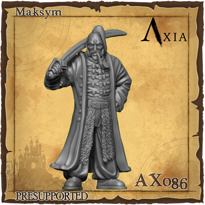 AX086 Maksym, Cossack Champion Amber Husaria image
