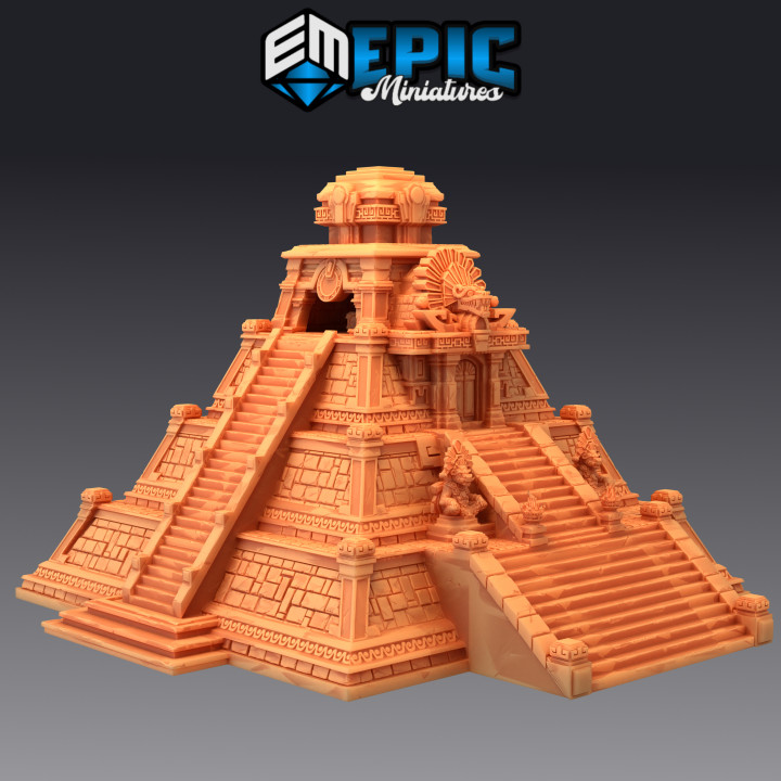 Jungle Temple / Aztec Stair Pyramid / Feathered Serpent Shrine / Playable Interior image