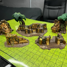 Picture of print of Dark Realms Jungle Ruins - Wall Ruins