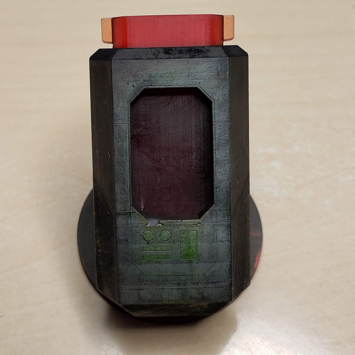 40mm Cryo/Stasis Pod Objective Marker for SciFi image