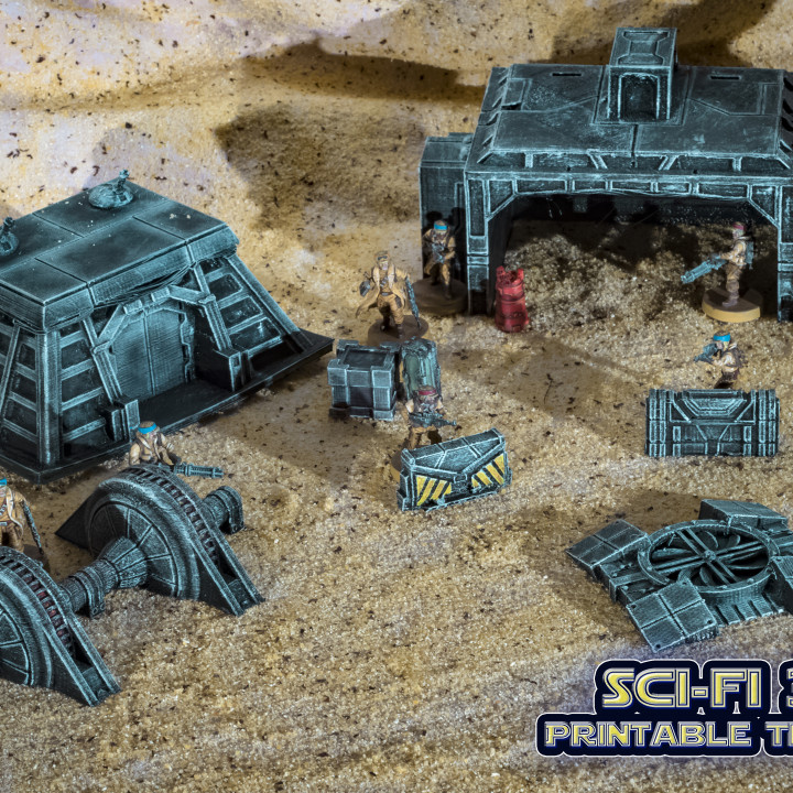 Sci fi terrain Bundle image