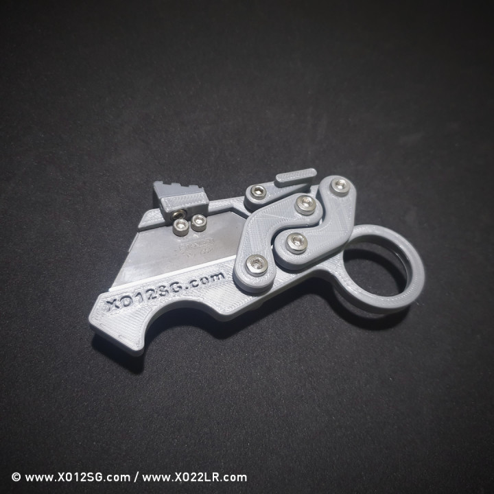 XOCUT 3D printed foldable cutter knife for Stanley blades image
