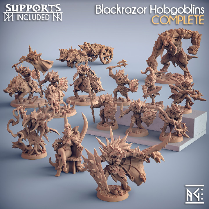 Blackrazor Hobgoblins (Presupported) image