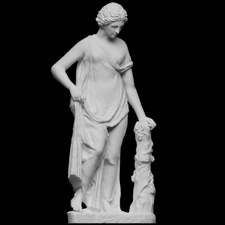 Statue of a Nymph or Maenad said Bacchante image
